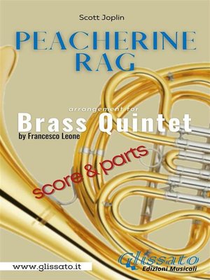 cover image of Peacherine Rag--Brass Quintet (parts & score)